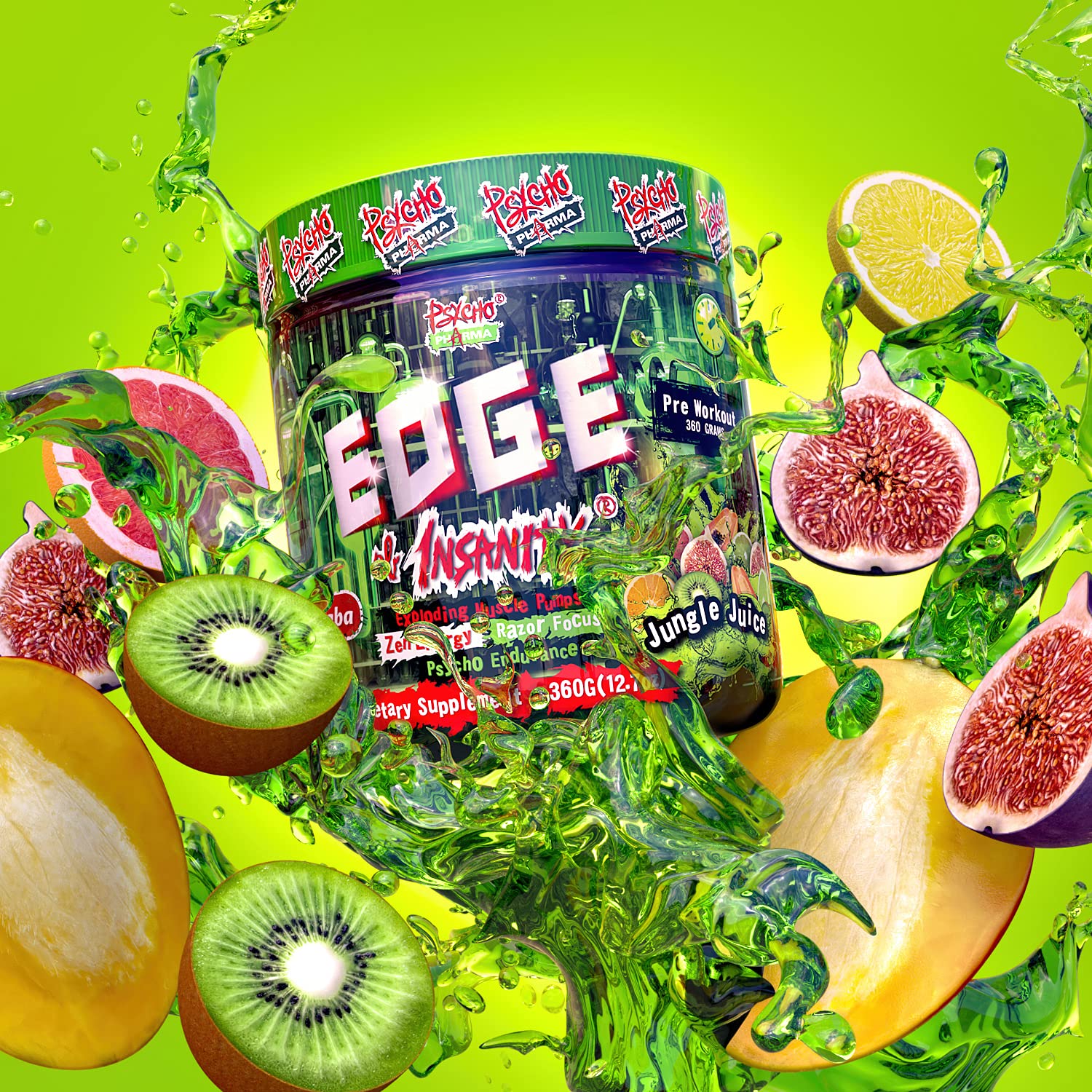Psycho Pharma New Perfect Powders with Zengaba Energy Feel Good Focus 1 Strongest - TrustMedUSA