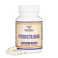 Pterostilbene Supplement 100mg Capsules (Third Party Tested) Manufactured in The USA - TrustMedUSA