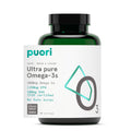 Puori Omega 3 Fish Oil Supplement - Ultra Pure & Burpless Wild Caught Fish Oil with 2000mg Omega 3 Fatty Acids,1250mg EPA & 500mg DHA Supports Heart, Brain & Eye Health - IFOS Certified - 120 Softgels - Maple Wellness Supplements