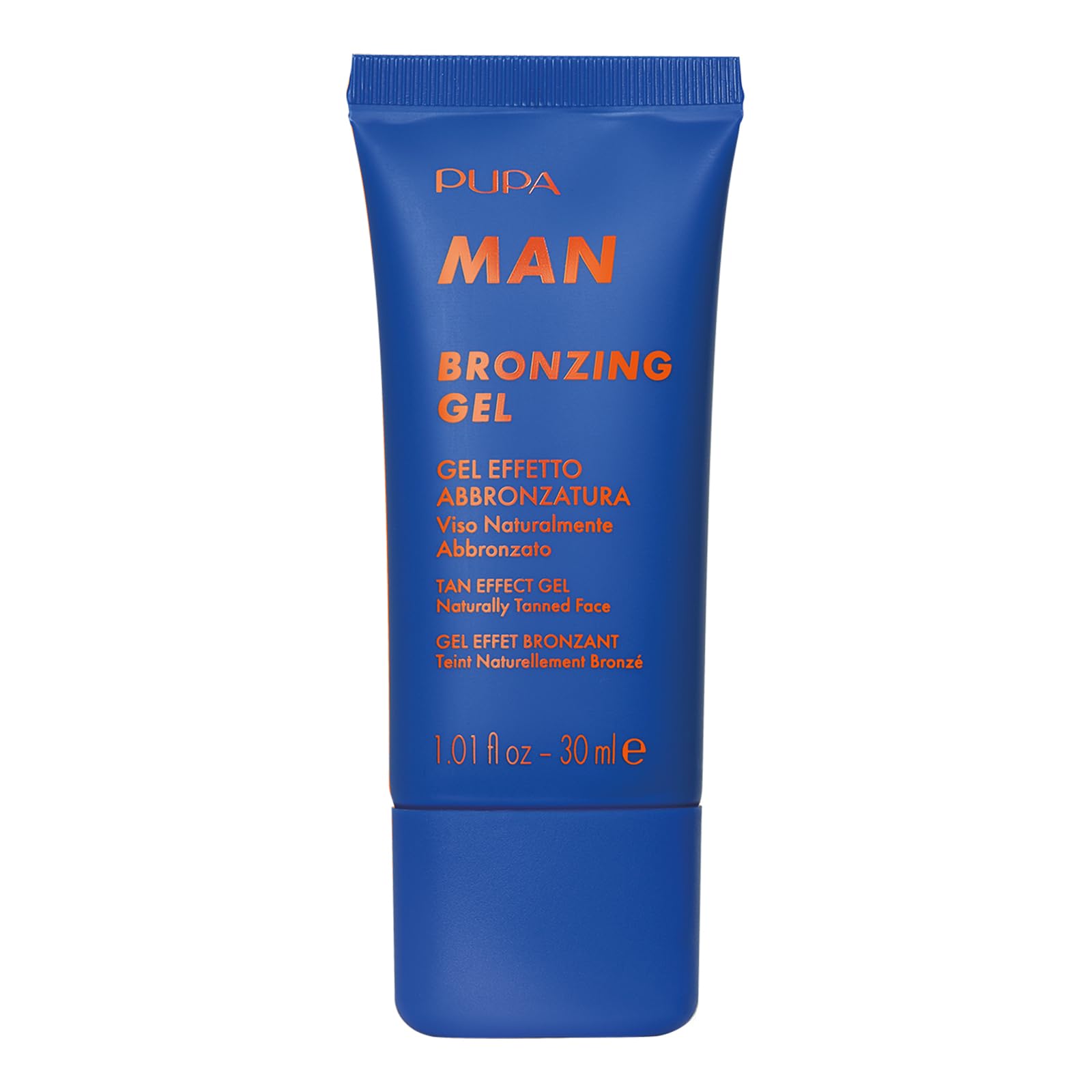 Pupa Milano Bronzing Gel, 001, 1.01 oz - Tan Effect Bronzer Gel - Liquid Matte Bronzer - Lightweight - With Hydrating Coconut Water - Makeup for Men - TrustMedUSA