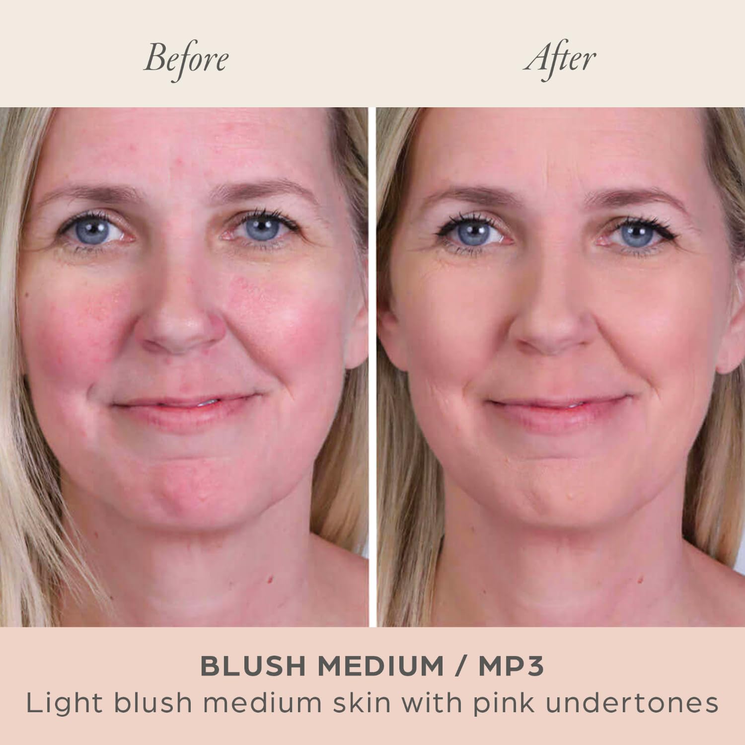PUR Beauty 4-in-1 Pressed Mineral Makeup Powder Foundation with SPF 15 - Concealer & Finishing Compact Pressed Powder for Face - Buildable Medium to Full Coverage Foundation Powder (Blush Medium) - TrustMedUSA