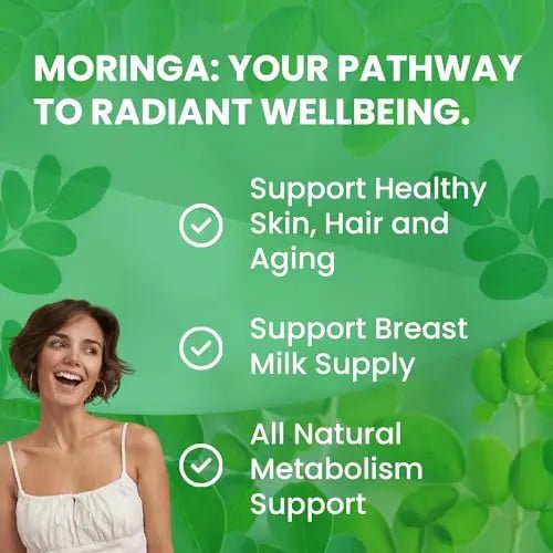 PURA VIDA MORINGA Moringa Powder Organic Single Origin - Premium 100% Leaf Powder - TrustMedUSA