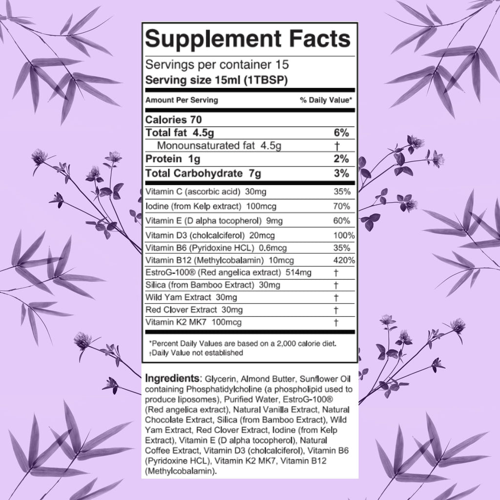 PURALITY HEALTH MenoPLUS Liposomal Menopause Supplement for Women | EstroG-100®, Vitamins D3, B6, B12 & K2 | Iodine | Hormonal Balance & Mood Support - TrustMedUSA