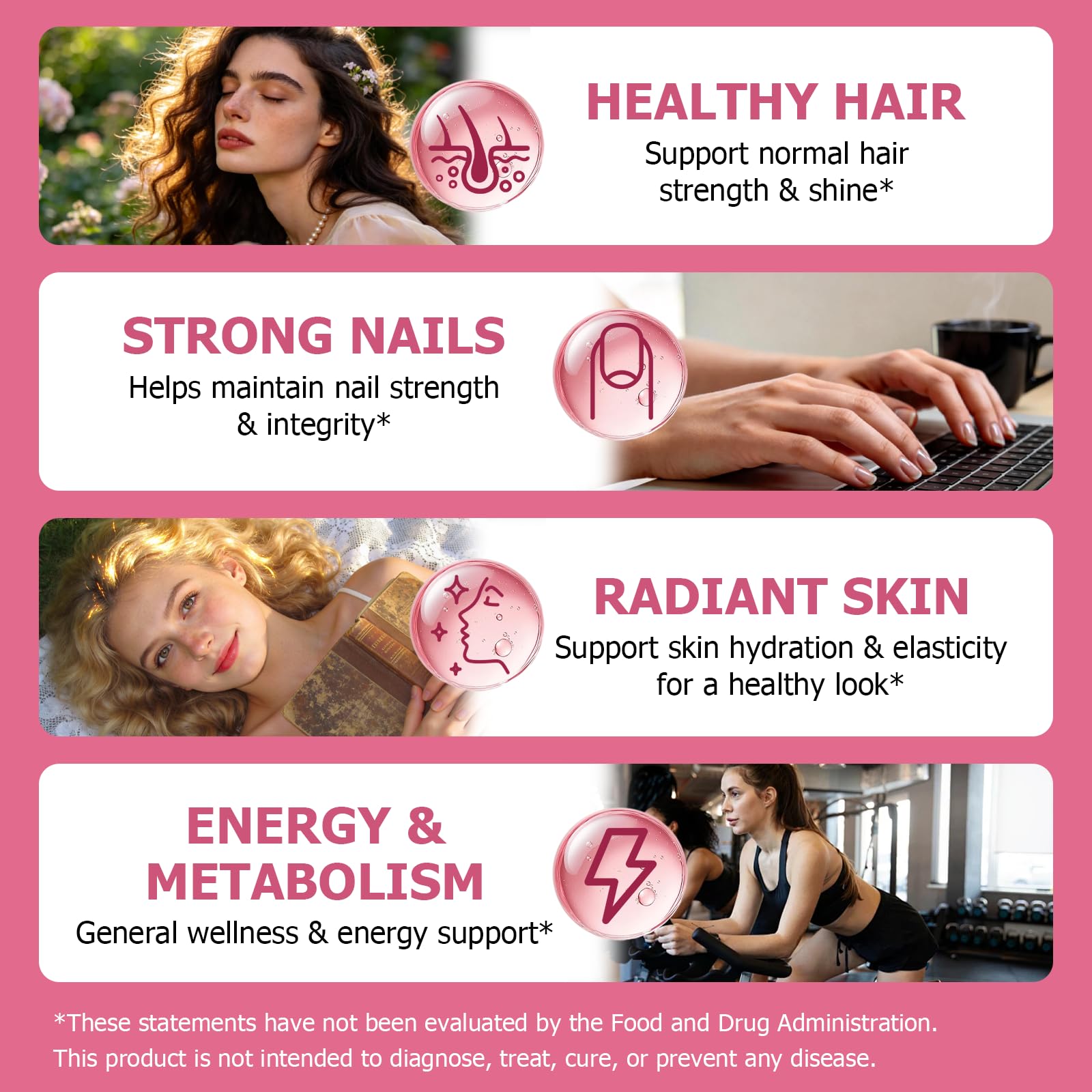 Pure Biotin 10000mcg Liquid Drop Optimal Solutions Hair Skin & Nails Vitamins Support w. Collagen Keratin Hyaluronic Acid Saw Palmetto, Biotin(Vitamin B7) for Hair Growth & Cellular Energy - TrustMedUSA