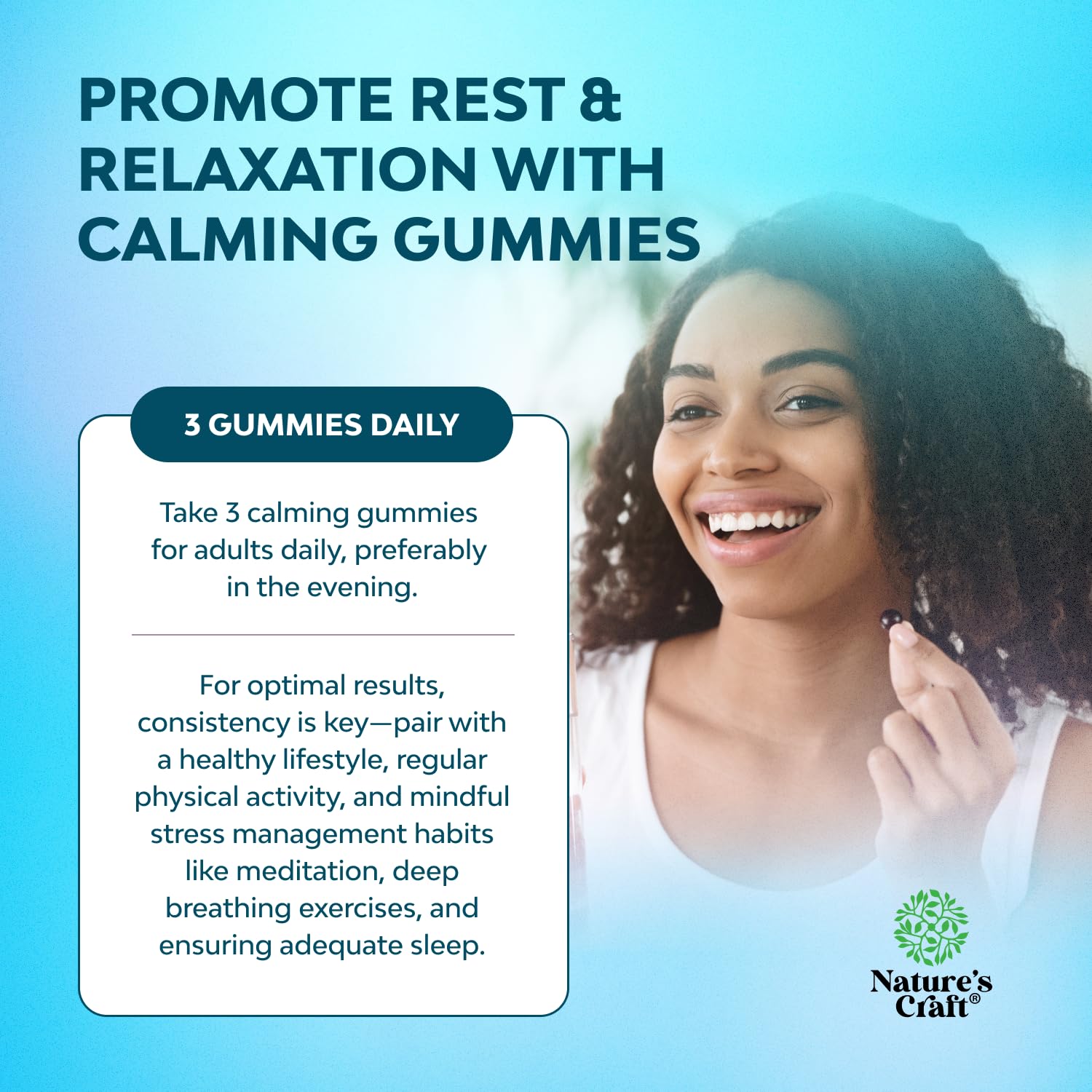 Pure Calm and Relaxing Magnesium Supplement - Magnesium for Stress Support & Rest Ease for Adults - High Absorption Mg Citrate Gummies with L Theanine & Ashwagandha for Muscle Cramps - 90 Count - TrustMedUSA
