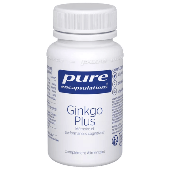 Pure Encapsulation Ginkgo Plus 60 Capsules - TrustMedUSA