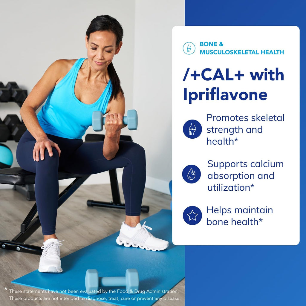 Pure Encapsulations +Cal+ with Ipriflavon | Mineral, Vitamin, and Herbal Supplement to Promote Skeletal Strength | 351 Capsules - TrustMedUSA