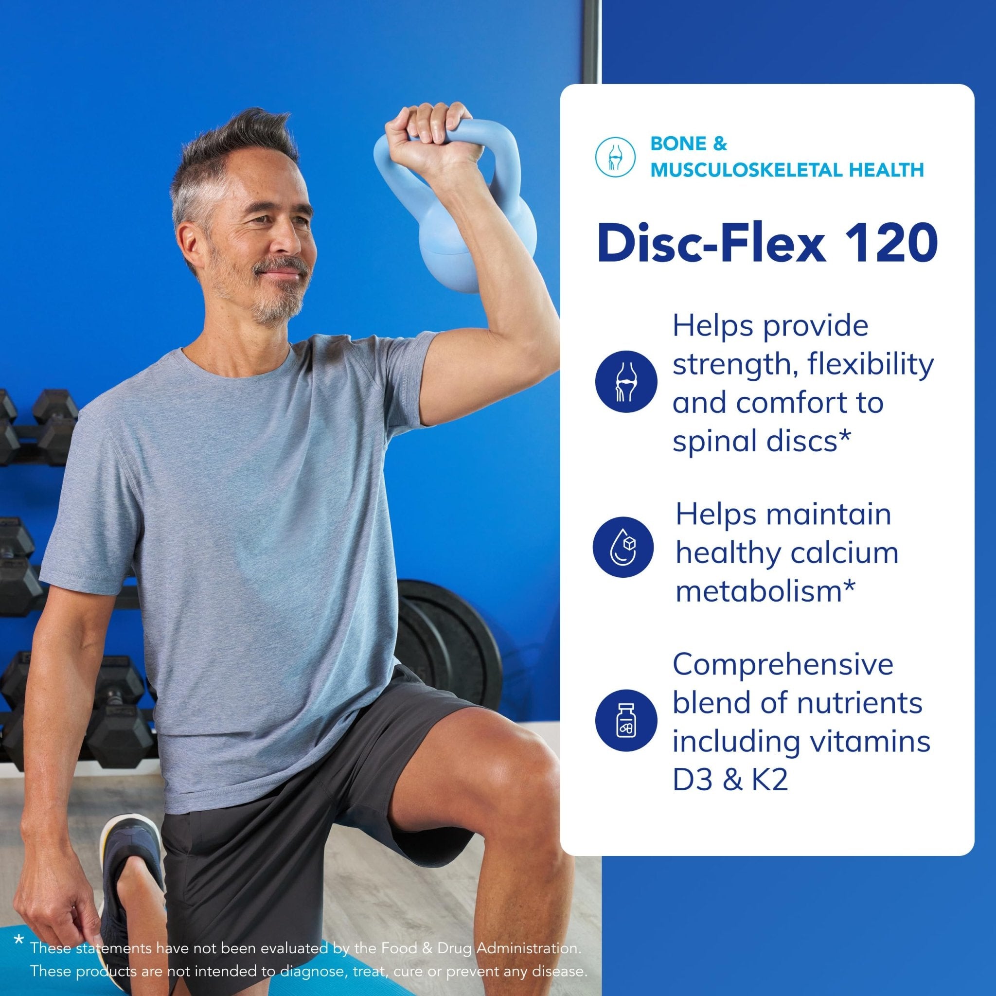 Pure Encapsulations Disc-Flex - Bone & Musculoskeletal Health Dietary Supplement - Supports Spinal Disc Strength & Flexibility* - Vegetarian & Gluten Free - 120 Capsules - TrustMedUSA