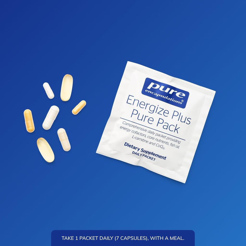 Pure Encapsulations Energize Plus Pure Pack | Supplement to Support Energy Production and Nutrient Metabolism* | 30 Packets - TrustMedUSA