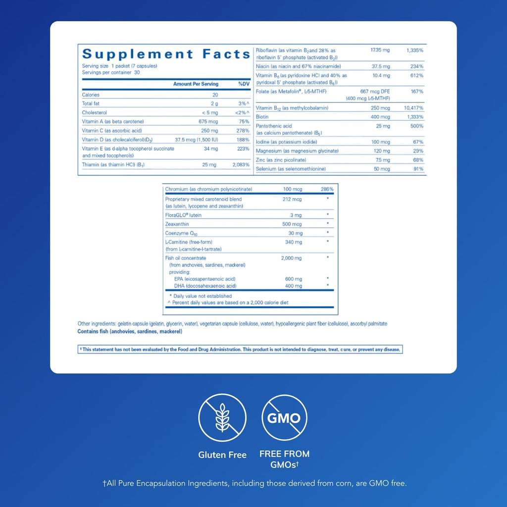 Pure Encapsulations Energize Plus Pure Pack | Supplement to Support Energy Production and Nutrient Metabolism* | 30 Packets - TrustMedUSA