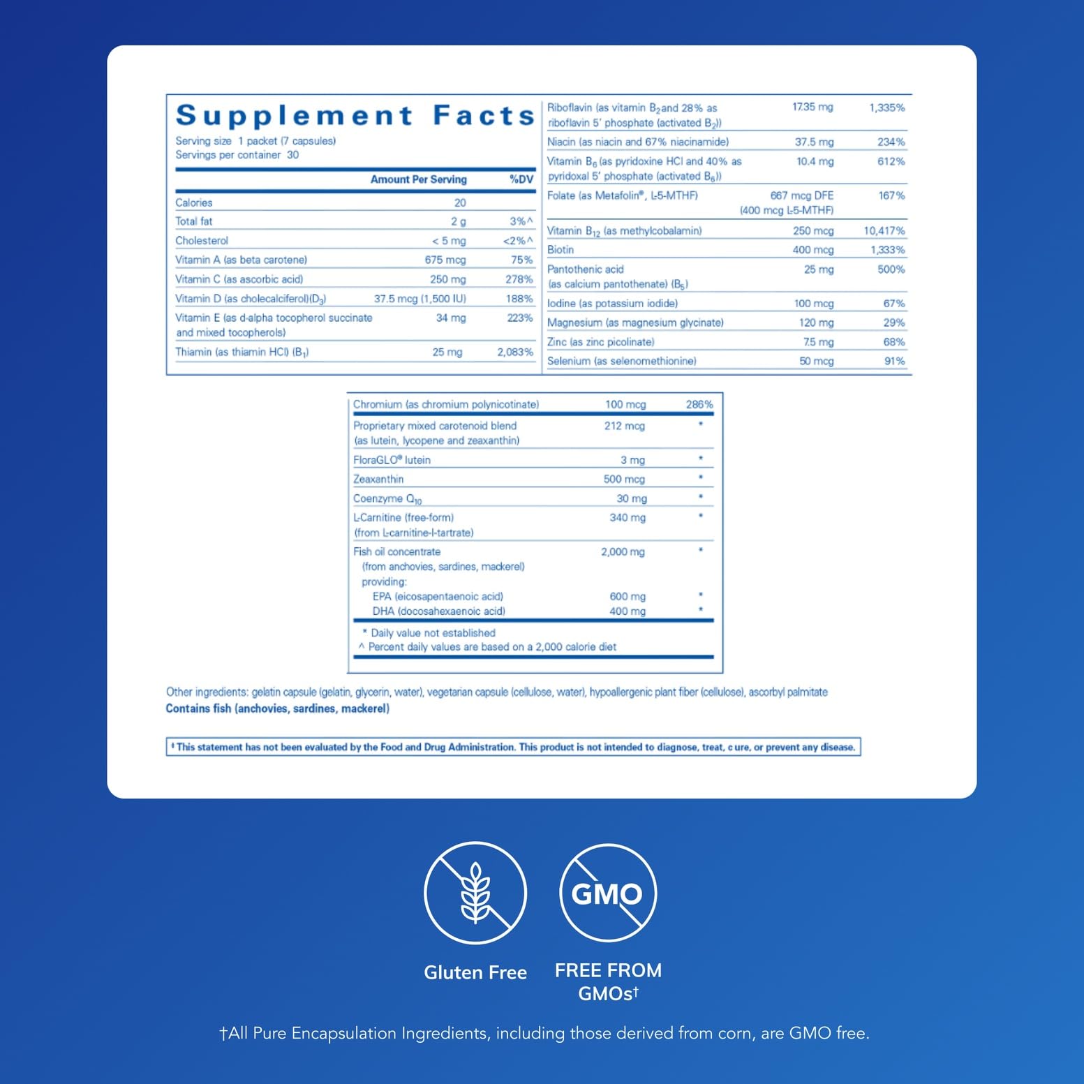 Pure Encapsulations Energize Plus Pure Pack | Supplement to Support Energy Production and Nutrient Metabolism* | 30 Packets - TrustMedUSA