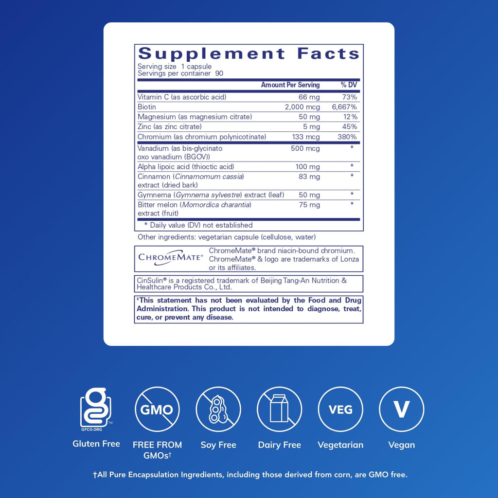 Pure Encapsulations GlucoFunction | Comprehensive Support for Healthy Carbohydrate Metabolism | 90 Capsules - TrustMedUSA