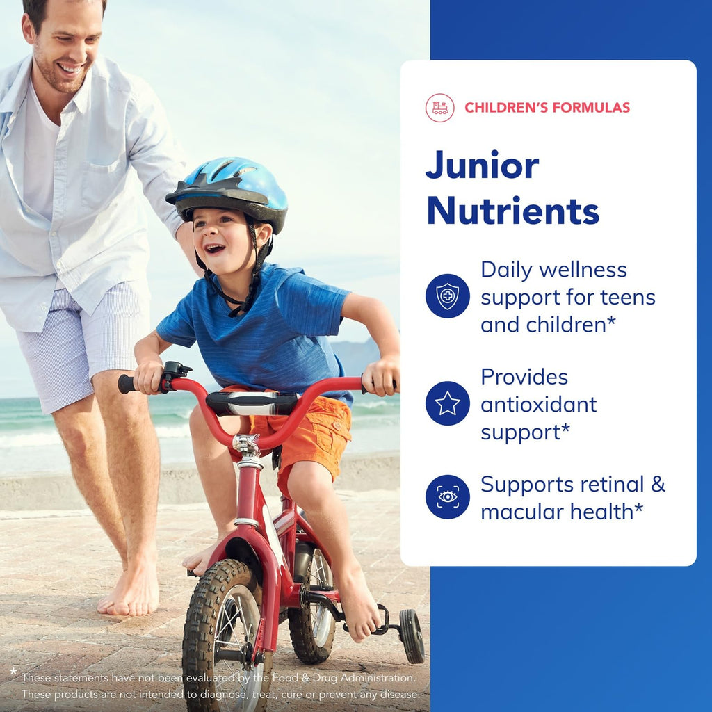 Pure Encapsulations Junior Nutrients - Kids & Teens Multivitamin - Without Iron - with Calcium, Vitamin D3 & Vitamin C - Non-GMO & Vegetarian - 120 Capsules - TrustMedUSA