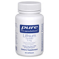 Pure Encapsulations Lithium Orotate 5 mg - Brain Support Supplement - with N-Acetyl-L-Cysteine (NAC) for Memory & Brain Behavior* - TrustMedUSA
