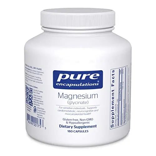 Pure Encapsulations Magnesium (Glycinate) - Supplement to Support Stress Relief, Sleep - TrustMedUSA