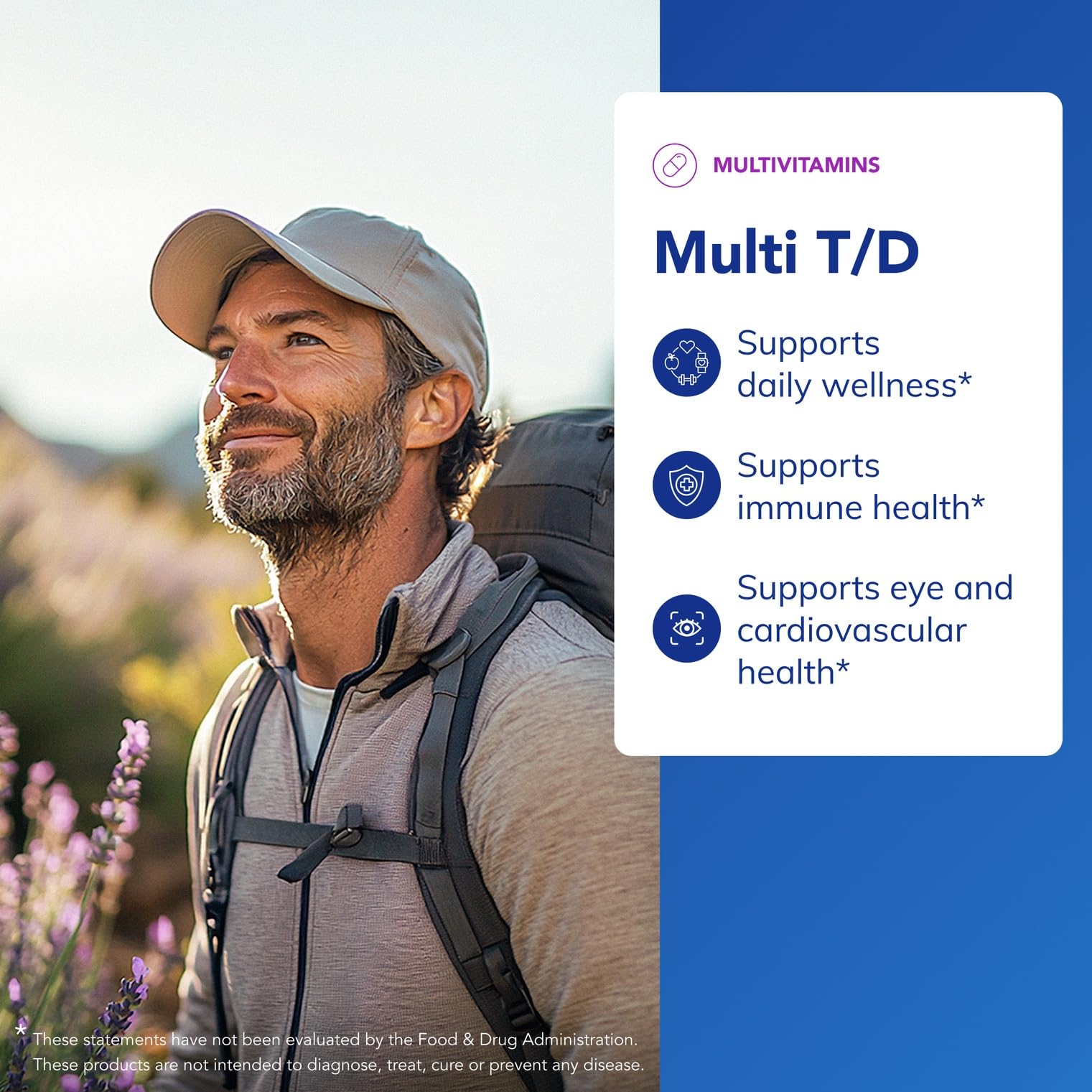 Pure Encapsulations Multi T/D - Multivitamin & Mineral Supplement - for Daily Wellness, Cardiovascular & Immune Health* - Rich in Vitamins & Minerals - Gluten Free & Vegetarian - 60 Capsules - TrustMedUSA