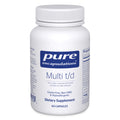 Pure Encapsulations Multi T/D - Multivitamin & Mineral Supplement - for Daily Wellness, Cardiovascular & Immune Health* - Rich in Vitamins & Minerals - Gluten Free & Vegetarian - 60 Capsules - TrustMedUSA