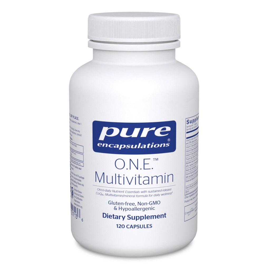 Pure Encapsulations O.N.E. Multivitamin - Once Daily Multivitamin with Antioxidant Complex Metafolin, CoQ10, and Lutein to Support Vision, Cognitive Function, and Cellular Health* - 120 Capsules - TrustMedUSA
