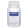 Pure Encapsulations Taurine 500 mg | Amino Acid Supplement for Liver, Eye Health, Antioxidants, Heart, Brain, and Muscles* | 60 Capsules - Maple Wellness Supplements