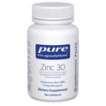 Pure Encapsulations Zinc 30 mg - Highly Absorbable - 180 Capsules - TrustMedUSA