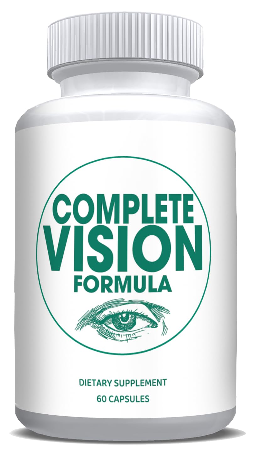 Pure Eye Health Vitamin & Mineral Supplements for Adults | 1 Complete Research Vision Formula w/Bilberry, Lutein, Zeaxanthin, Lycopene, Resveratrol | Supports Eye Strain, Dry Eyes 60 Capsules - TrustMedUSA