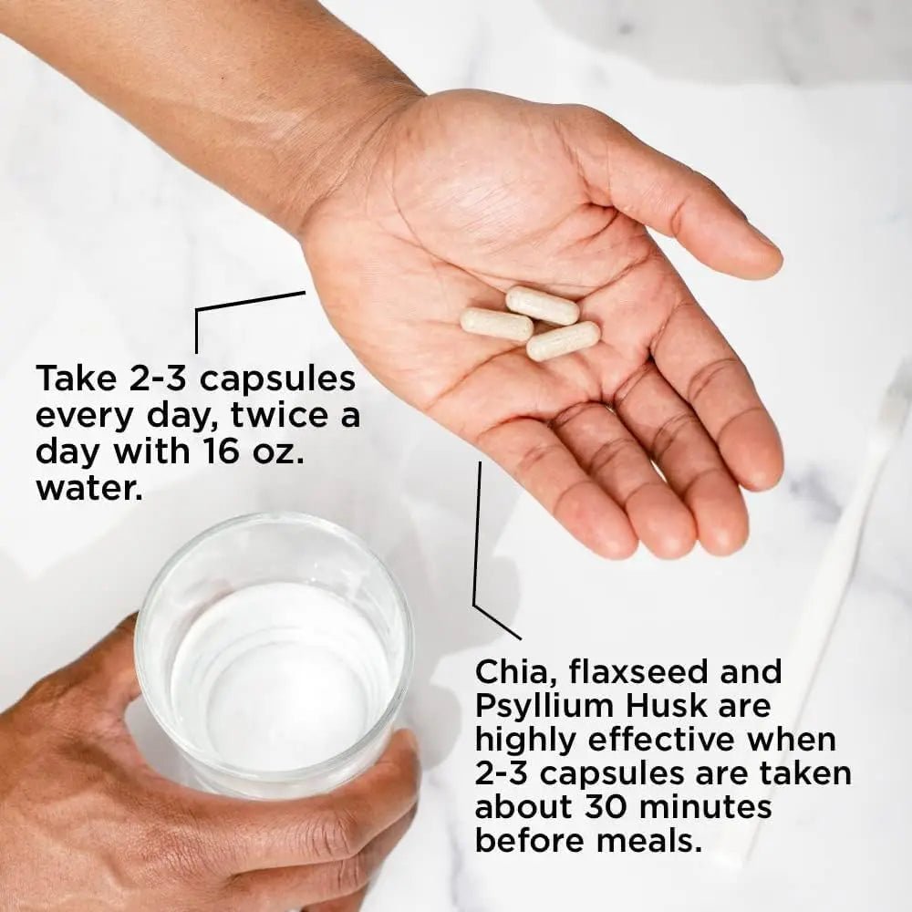 Pure for Men Original Stay Ready Fiber Supplement (120 Capsules) + Vegan Multivitamin (120 Capsules) - TrustMedUSA
