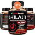 Pure Himalayan Shilajit Capsules Supplement (60,000mg+ Absorption Enhancer+50% - TrustMedUSA