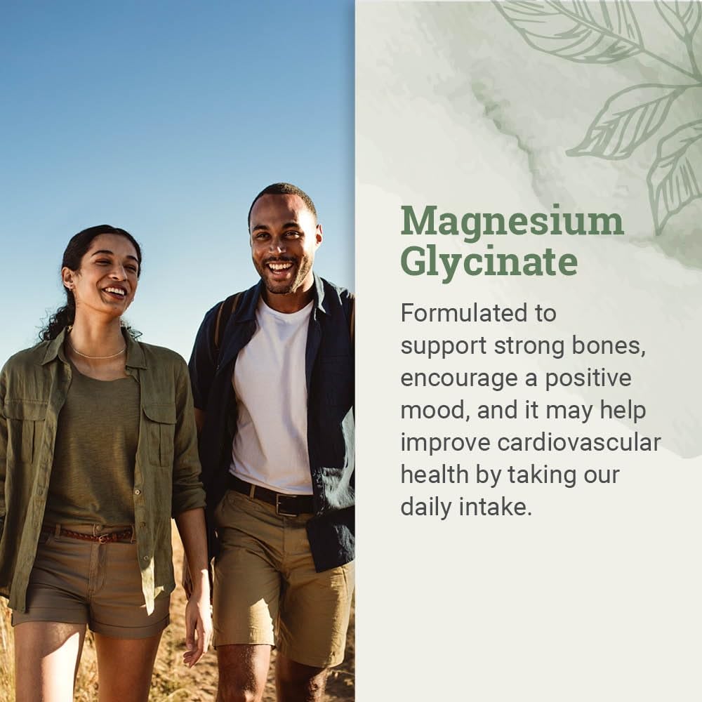 Pure Magnesium Glycinate 500mg - Chelated Magnesium Supplement, High Absorption Capsules for Sleep, Glicinato De Magnesio with Organic MCT Powder (120 Capsules) - TrustMedUSA