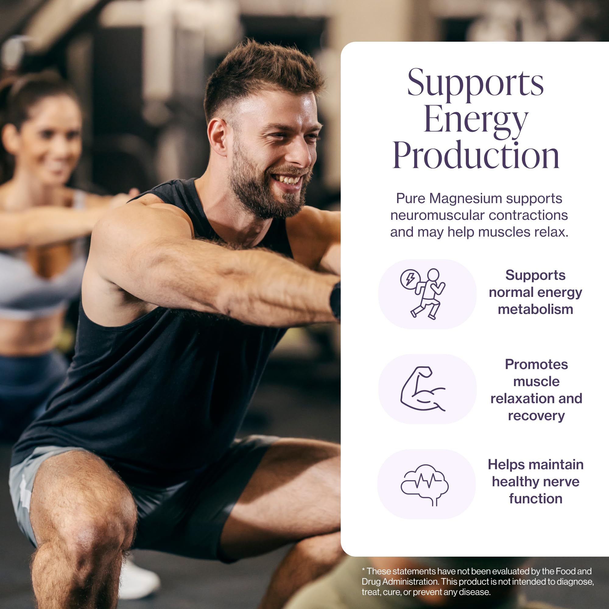 Pure Magnesium Glycinate Supplement – Highly Absorbable Chelated Magnesium to Support Sleep, Muscle & Nerve Health, Energy, Relaxation & Bone Health - TrustMedUSA