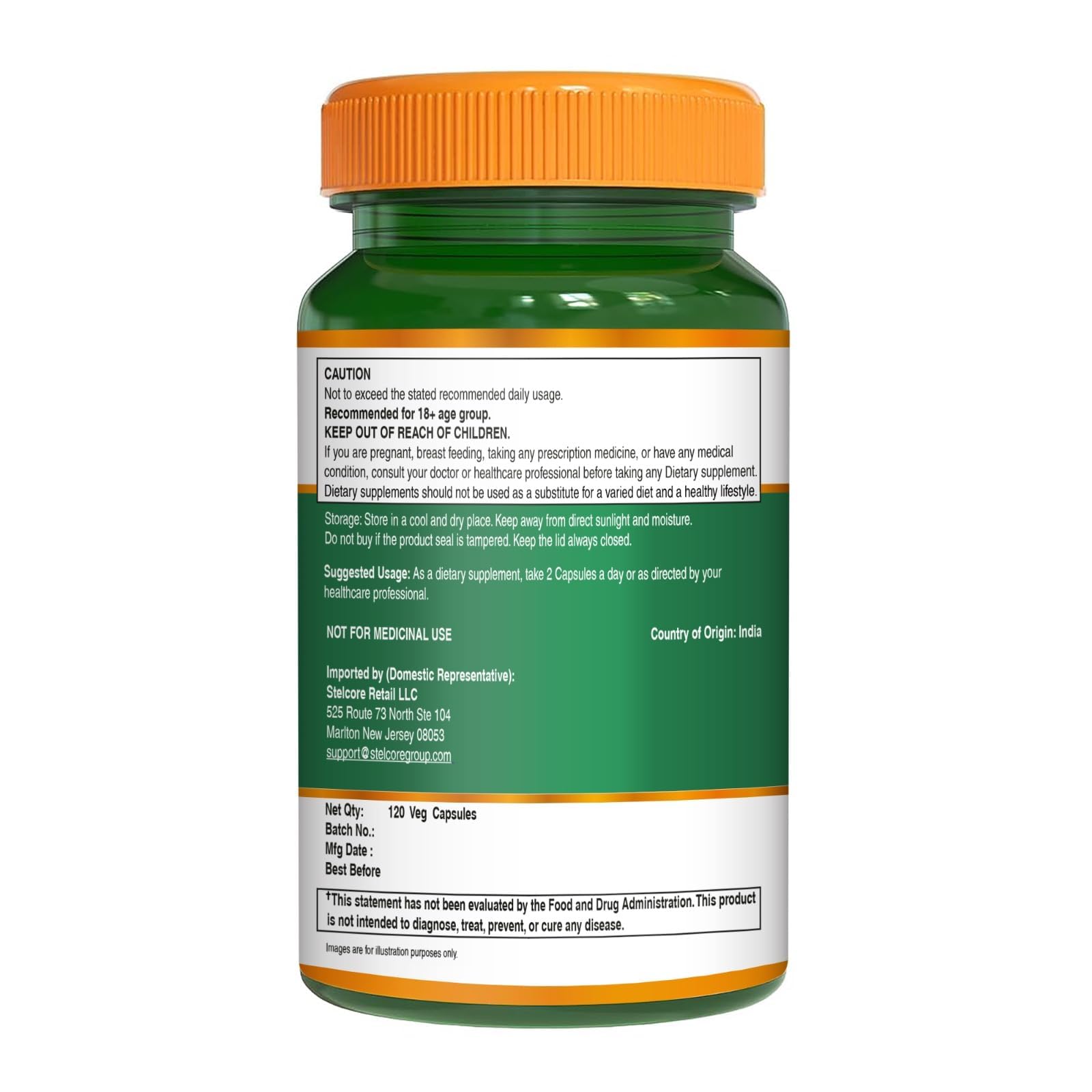 Pure Nutrition Alpha Lipoic Acid 600mg + Vitamin E | 120 Caps | Powerful Antioxidant to Support Nerve & Heart Health*. | Non-GMO - TrustMedUSA
