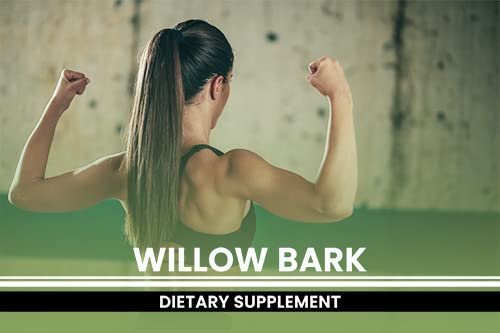 PURE ORIGINAL INGREDIENTS Willow Bark Extract (365 Capsules) No Magnesium Or Rice Fillers, Always Pure, Lab Verified - TrustMedUSA
