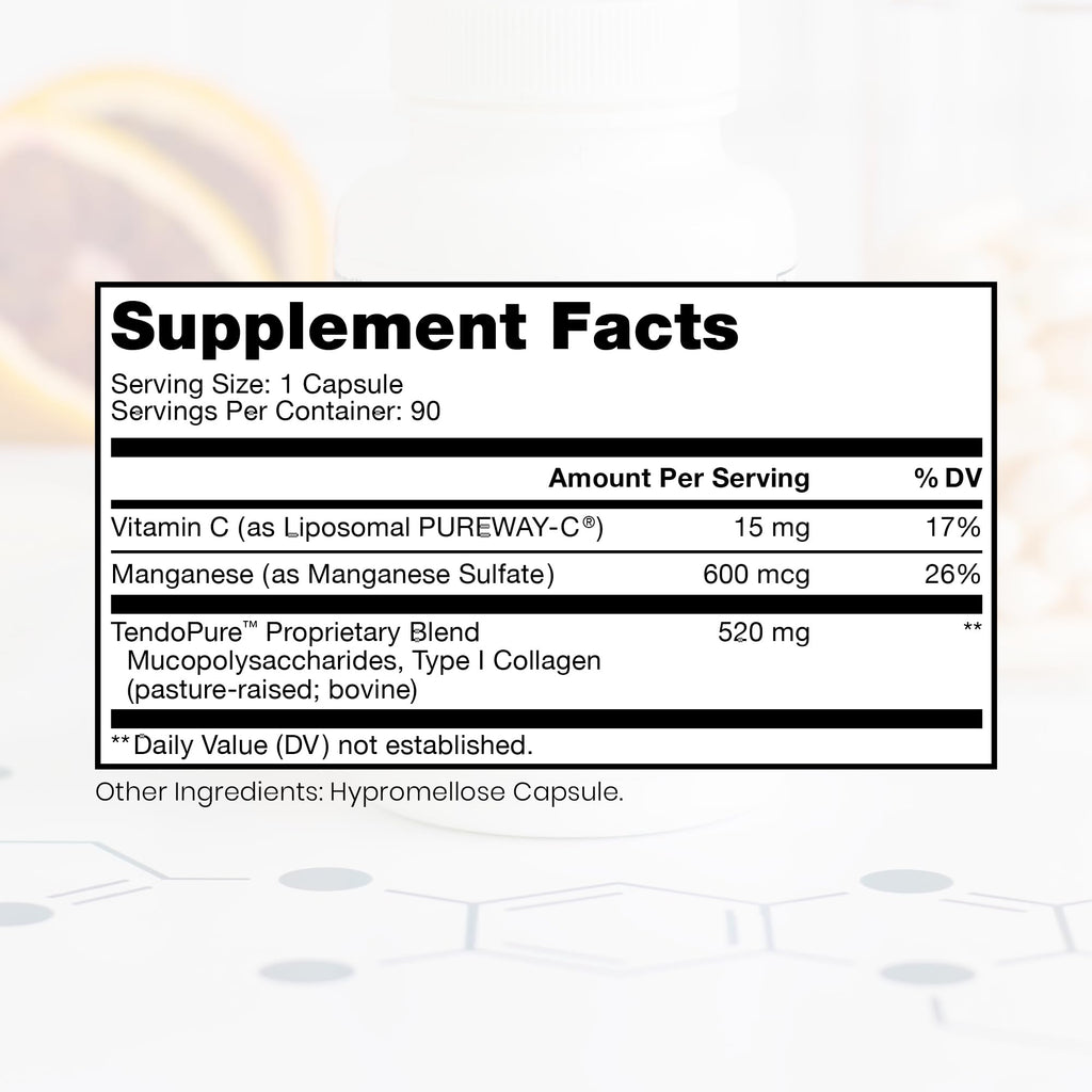 Pure Therapro Rx Acute Injury | Tendon & Ligament Support | Convenient Once a Day Clinical Dose | Supports Tendon Health, Movement & Physical Function | Pharm-Grade (90 Capsules) - TrustMedUSA