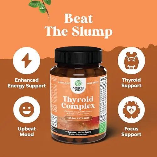 Pure Thyroid Support Supplement for Women - Thyroid Support for Weight Loss Mood - TrustMedUSA
