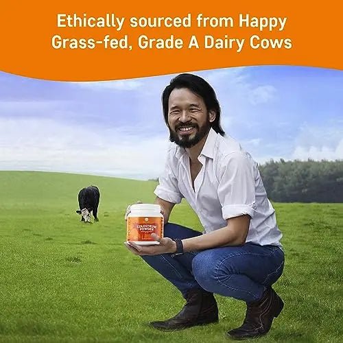 Pure Velvet Colostrum Powder for Gut Health, Bloating, Hair Growth, Immune Support - TrustMedUSA