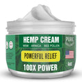 Pure Wellness Hemp Cream Maximum Strength 100,000mg with MSM, Arnica & Bee Pollen - 4 Oz, Supports Relief & Soothing from Joint, Muscle, Shoulder, Back, Knee and Nerve Discomfort - 1 Pack - TrustMedUSA