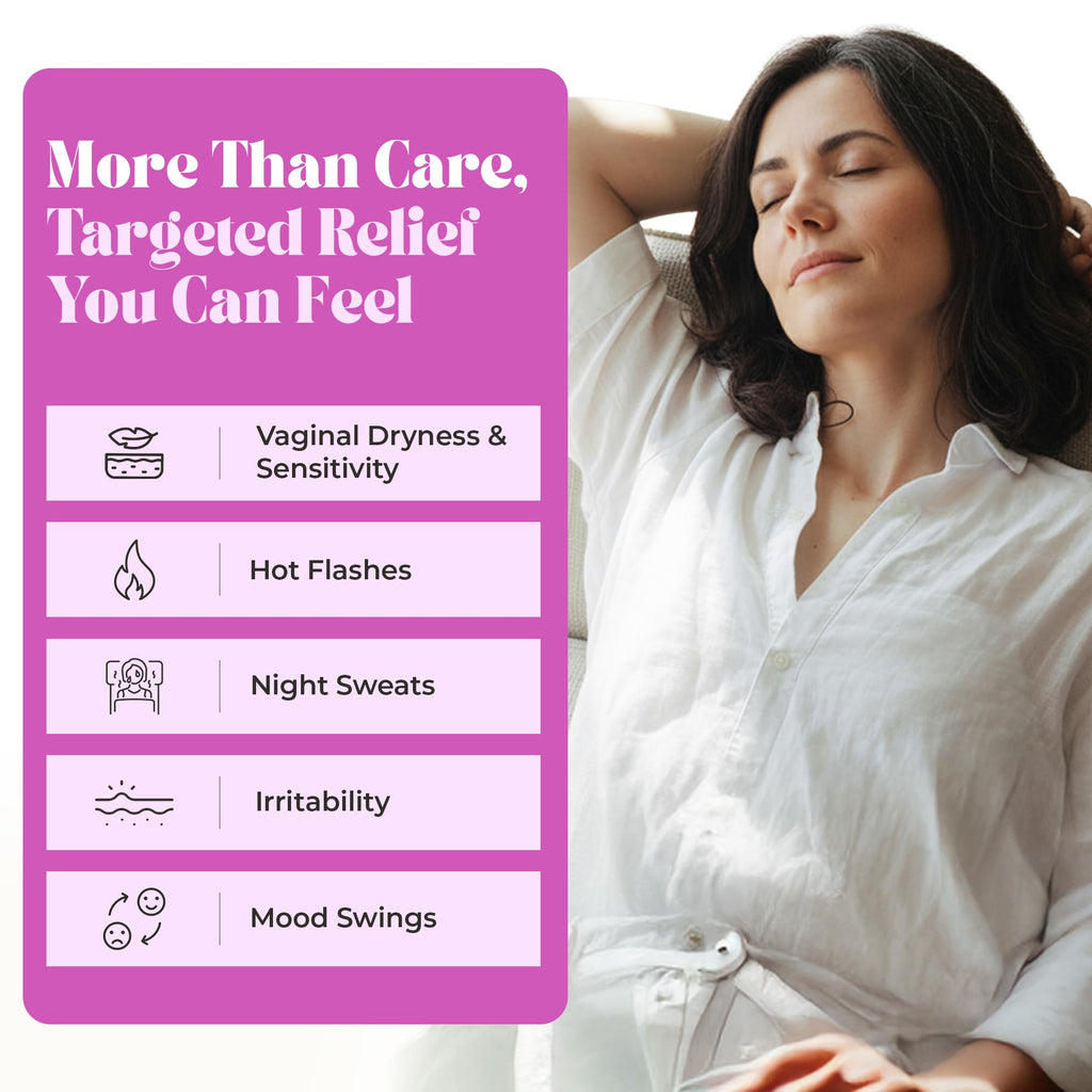 PURE WOMAN - Pause-Me-Not Suppositories - Menopausal Symptom Relief - Natural Ingredients - Relieves Hot Flashes & Vaginal Dryness - Promotes Stable Mood - Enhanced Vaginal Relief - 10 Pk - Maple Wellness Supplements