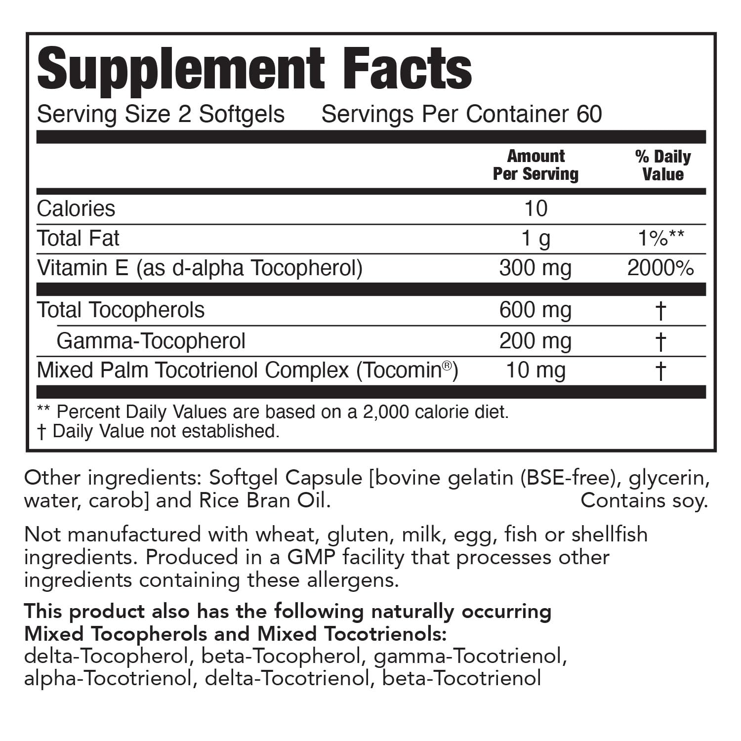 PureFormulas Vitamin E Complex, Full-Spectrum Vitamin E for Cardiovascular and Immune Support, Gamma-tocopherol Rich Antioxidant, Gluten-Free & Kosher, 120 Softgels for Antioxidant Protection - TrustMedUSA