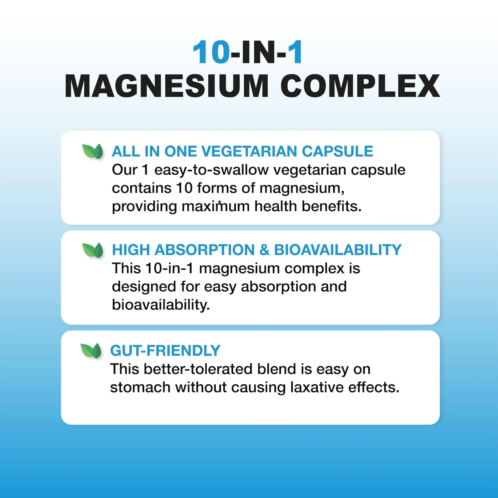Puregen Labs 10 in 1 Magnesium Complex 500mg with B6-120 Veggie Capsules [High Absorption and Bioactivity] Non-GMO, NO Gluten and Dairy - TrustMedUSA