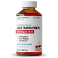 Puregen Labs Adult Extra Strength Acetaminophen Liquid 500mg/15ml - 8 fl oz Rapid Burst Pain Reliever/Fever Reducer, Cherry Flavor | Muscle & Joint Pain Relief | Arthritis Pain Relief - TrustMedUSA