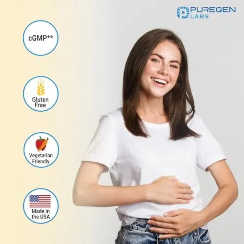 Puregen Labs Dairy Relief Natural Fast Acting Lactase Enzyme 3000 FCC, Lactose Intoleran - TrustMedUSA