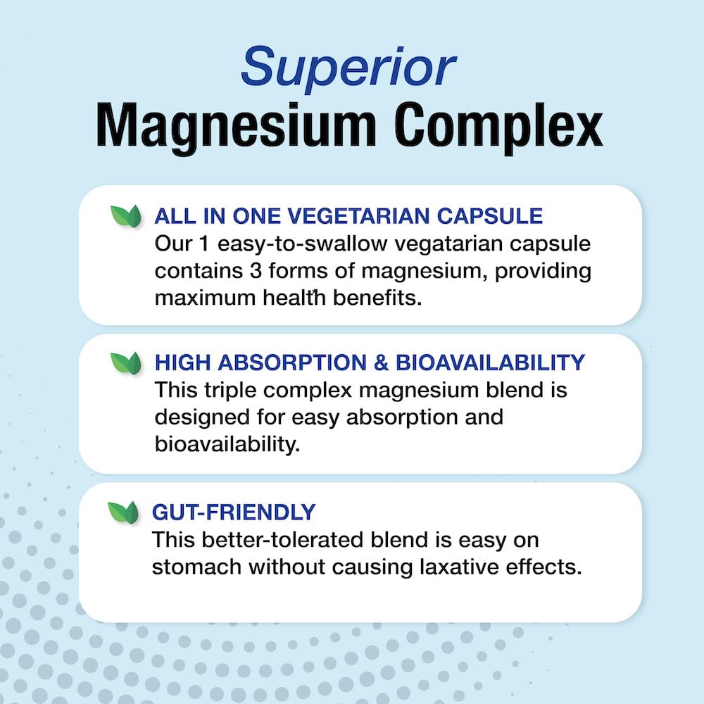 Puregen Labs Triple Magnesium Complex 300mg of Magnesium Glycinate, Malate, & Citrate - TrustMedUSA