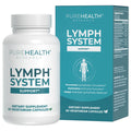 PUREHEALTH RESEARCH Lymph System Support - Lymphatic Drainage Supplement for Women & Men - Bromelain, Echinacea, Dandelion, Burdock Root, Lemon Powder, Kelp, Cleavers & More - 60 Capsules - Maple Wellness Supplements