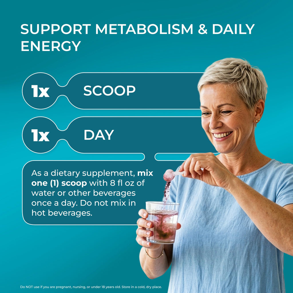 PUREHEALTH RESEARCH Metabolic Reds - Organic Superfood Powder Supplement - Fruit, Veggie, Adaptogenic, Probiotic Blends & More - for Metabolism & Energy Support - 4.13 Oz. - 30 Servings - TrustMedUSA