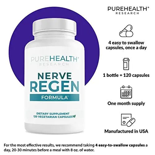PUREHEALTH RESEARCH Nerve Regen Formula - TrustMedUSA