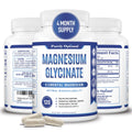 Purely Optimal Magnesium Glycinate 500mg – Sleep Support & Stress Relief – Gentle, High Absorption Magnesium Supplement for Muscle Relaxation, Calm & Nerve Support – 120 Capsules - TrustMedUSA