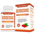 Purely Optimal Premium Berberine Supplement - 1200mg Berberine HCl, Non-GMO - TrustMedUSA