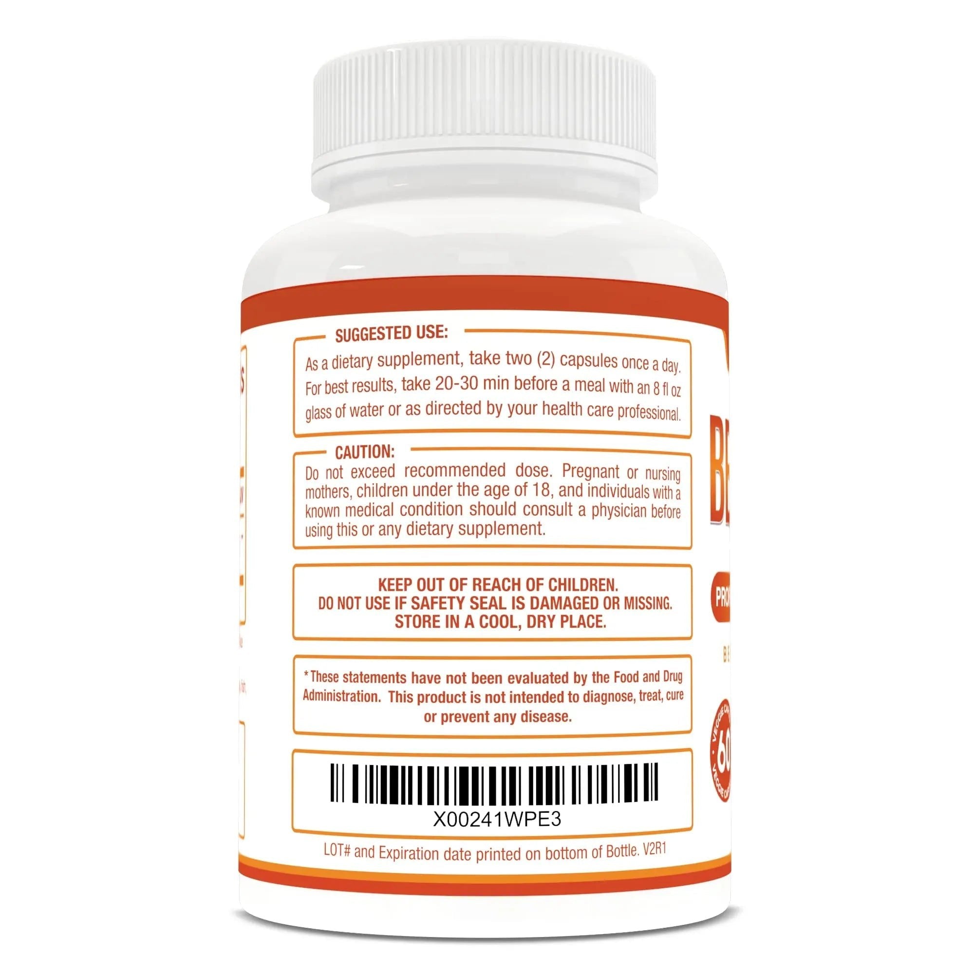 Purely Optimal Premium Berberine Supplement - 1200mg Berberine HCl, Non-GMO - TrustMedUSA