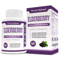 Purely Optimal Premium Black Elderberry Capsules - Sambucus Elderberry Pills for Adults - TrustMedUSA