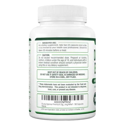 Purely Optimal Premium Digestive Enzymes Plus Prebiotics & Probiotics - for Better Digestio - TrustMedUSA